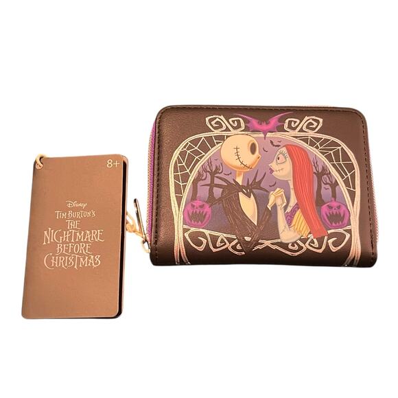 Loungefly Disney Jack & Sally Nightmare Before Christmas Wallet - Picture 1 of 4